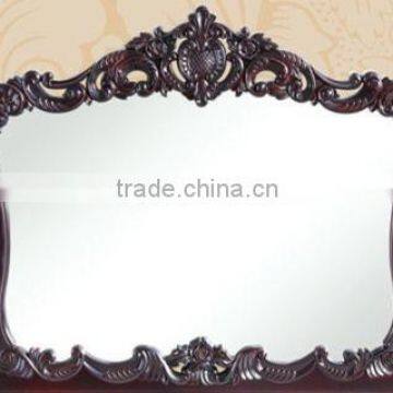 SJ-9188-9 21x25 1/5" small red rectangle plastic bedroom mirror frame