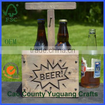 Yuguang small gift wood beer crate