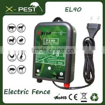 Visson X-pest solar power electric fence burglar energizer circuit diagram wire 10 km range approved IP54