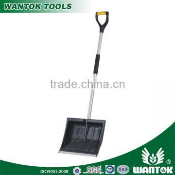 1300mm Steel tube handle plastic snow shovel spade pusher