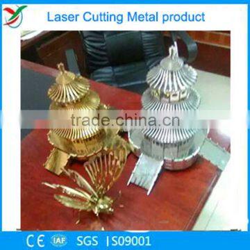 Laser cutting stainless steel decoration/yellow crane tower