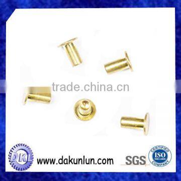 Custom Half-hollow Round Head Brass Rivet photo-6
