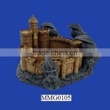 Dragon Claws Grasping Castle Resin Antique Ashtrays