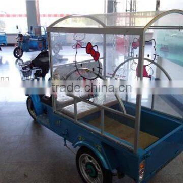 650W Double Seat Electric Tricycle Taxi for Passenger photo-3