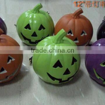 OEM Blow Molding Plastic Halloween Pumpkin PE Led Light up Halloween Pumpkin for Sale Huizhou Factory photo-6