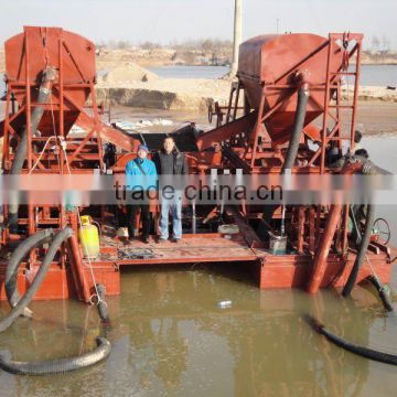 Gold mining boat