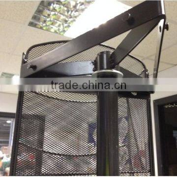 Floor Standing 3-Side Rotating Wire Mesh Leaflet Display Rack photo-2