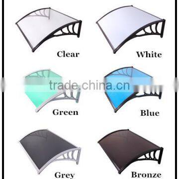 YP60200 23.6X78in Clear Polycarbonate(plastic Bracket Awning) NEW DIY Door Canopies For Front Door Patio Rain Cover photo-6
