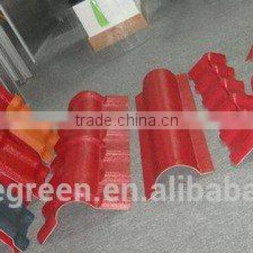 Plastic Roofing Tile Corrugated Roofing Sheet Synthetic Resin Roof Tile photo-2