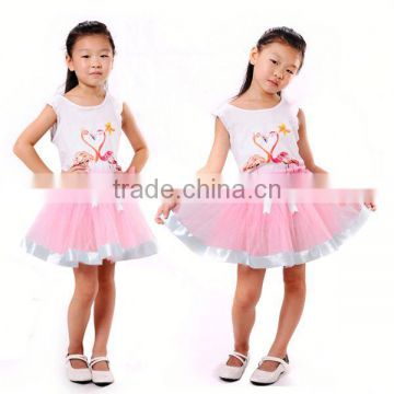 2014 Beautiful chiffon dresses for little girls For Wholesale