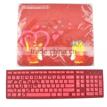 Promotional gifts for Lenovo black silk computer silicone keyboard skin covers