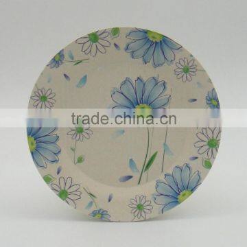 Chinese Factory Bamboo Fiber Dinner Plates With Best Desgin