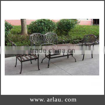 Garden Backyard Furniture Cast Aluminum Table And Chair