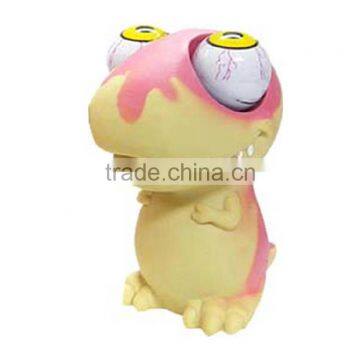 Custom large eyes pop out squeeze toys,Wild animal shaped plastic squeeze toy,OEM squeeze plastic animal toy