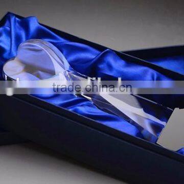 Custom Craft Gifts Blank k9 Heart Crystal Awards photo-5