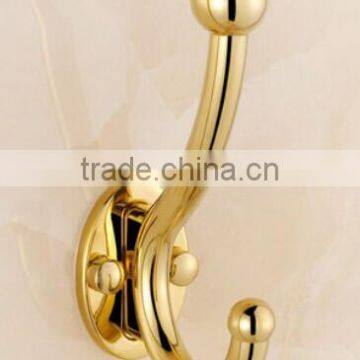 gold plated metal wall hangers hooks