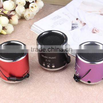 Mini Aluminum Alloy Vibration Loudspeaker Portable Mini Speaker With fm Radio Usb Charger photo-5