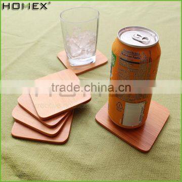 Drink Coasters For bar/ Bamboo Coaster Set Homex-BSCI