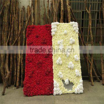 SJ0062204 Hot Sale Artificial Artificial Flower Wall for Weeding Decoration photo-2