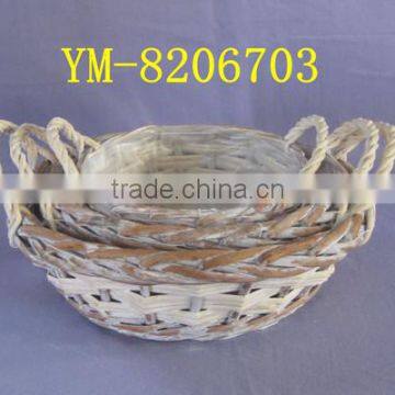 China High Quality Products Willow Basket White Color photo-1