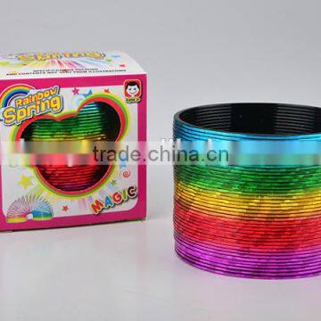 wholesale promotional classic rainbow spring toys/hot sale magic rainbow circle