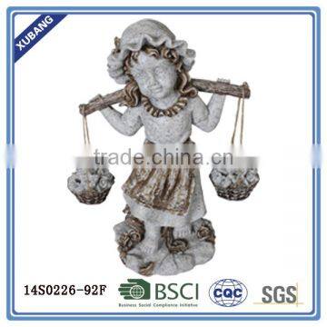 Hand Carved Outdoor Children Garden Statue photo-2