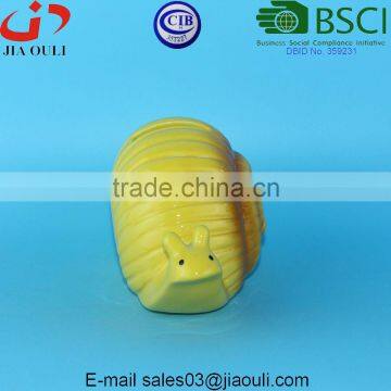 BSCI Audit Factory Decorative Ceramic Snail Coin Bank, Kids Gifts Money Box photo-2