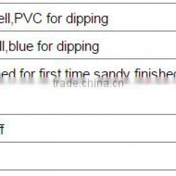 DDSAFETY 2017 Blue Pvc Glove With Scalloped Cuff photo-5