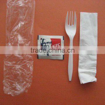 KFC plastic cutlery kit