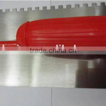 Notched Plastering Trowel / Putty Knife With Plastic Handle photo-4