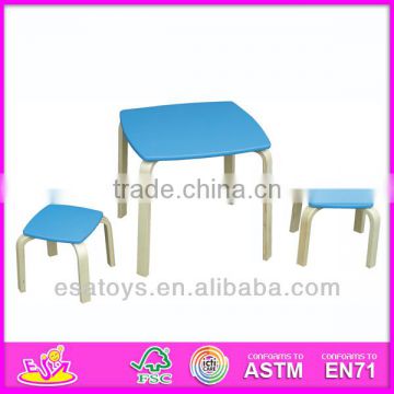 2015 New cute wooden table and chair. popular wooden table and chair WO8G098-x