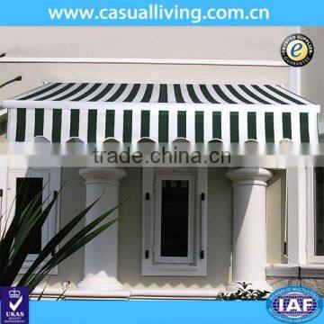 2x1.5m Patio Aluminum Window Manual Retractable Awnings