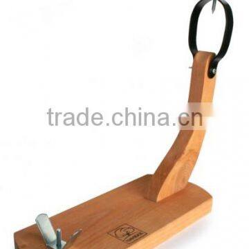 Ham Holder/Ham Stand, Varnish finish, good quality, Model: D0078