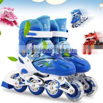 2017 New Style High Quality PU 4 Wheels Adjustable Roller Skates,colorful Inline Skate photo-2