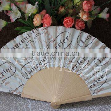 Customized Wood Fabric Fan photo-4