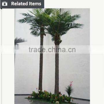 Outdoor and Indoor Artificial Evergreen Decorative Metal Date Palm Tree photo-5