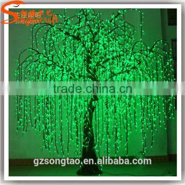 Factory Wholesale Artificial Weeping Led Lighted Willow Tree For Decoration photo-2