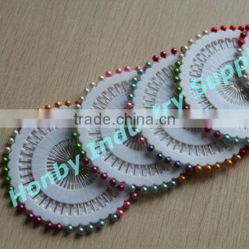 Dainty 38mm Pearl Head Hijab Pin Wheel