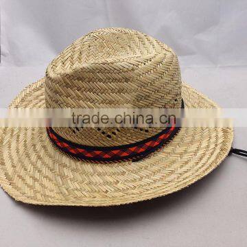 2017 School Straw Hat With Band photo-2