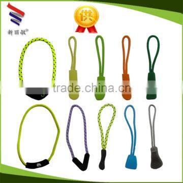 Garment accessory zipper puller with cord from factory