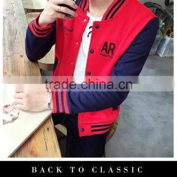 2017 Youth Men Zipper Jacket Sweatshirt Without Hood Polar Fleece Jacket photo-4