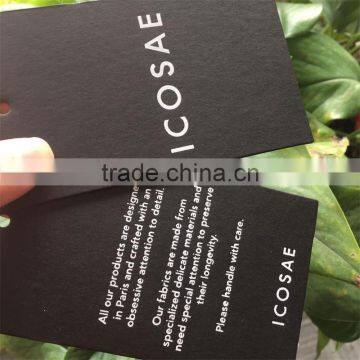 2017 china custom hair extension paper hang tags