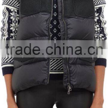 2016 new style wholesale high quality western women down vest