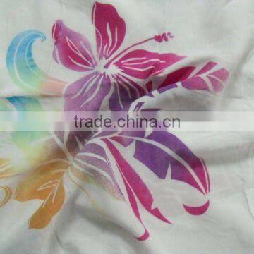 2016 Hot Sales Colourful Fresh Viscose/rayon Woven Fabric Various Printed for Ladies Dress, Hawaiian Print Rayon Fabric