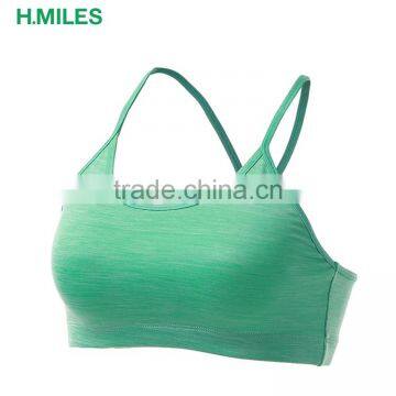 OEM Cheap Sexy Breathable Quick Dry Gym strappy sports bra