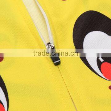 OEM Sports Wear Factory Bright Yellow Lovely Comics Cycling Jersey Mens photo-6