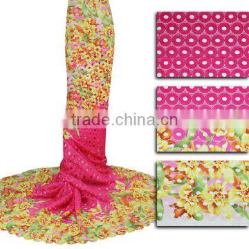 African Guipure Cord Lace Fabrics 3D Nigerian Lace For Weddings photo-6