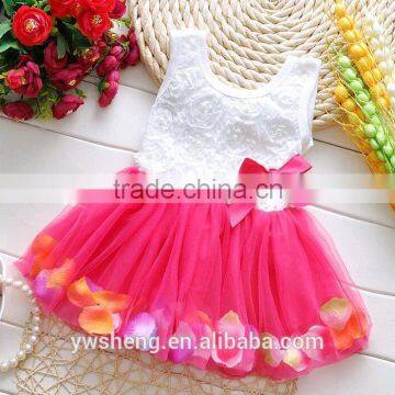 New Wholesaler Baby Princess Christmas Dresses Girls Skirt Set With Bowknot photo-3