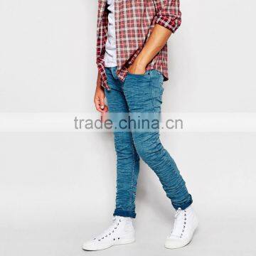 New Style Boys Jeans Skinny With All Drape Style Plain Jeans photo-4