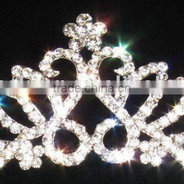 FASHION CRYSTAL TIARAS, METAL ALLOY BRIDAL HAIR ORNAMENTS